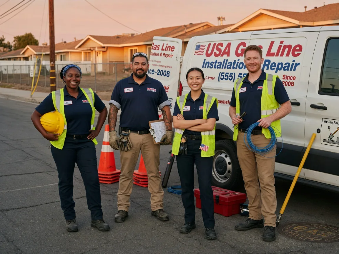 Gas Line Installation company in Hughes Springs, TX